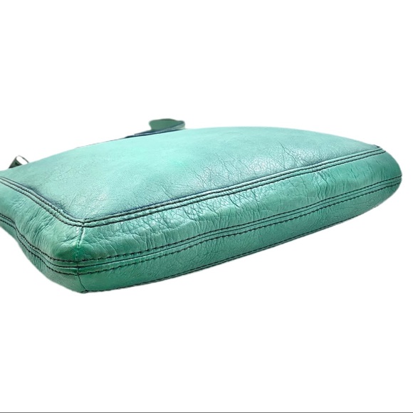 FOSSIL Marlow Mint Leather Crossbody Shoulder Bah - Picture 3 of 13